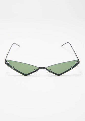 Lunar Mars Attack Cat-Eye Sunglasses