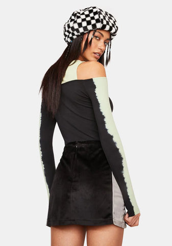 All The Ways Satin Mini Skirt