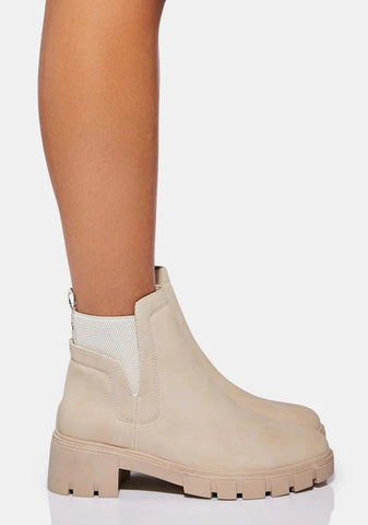 What We Saw Low Rise Chelsea Boots
