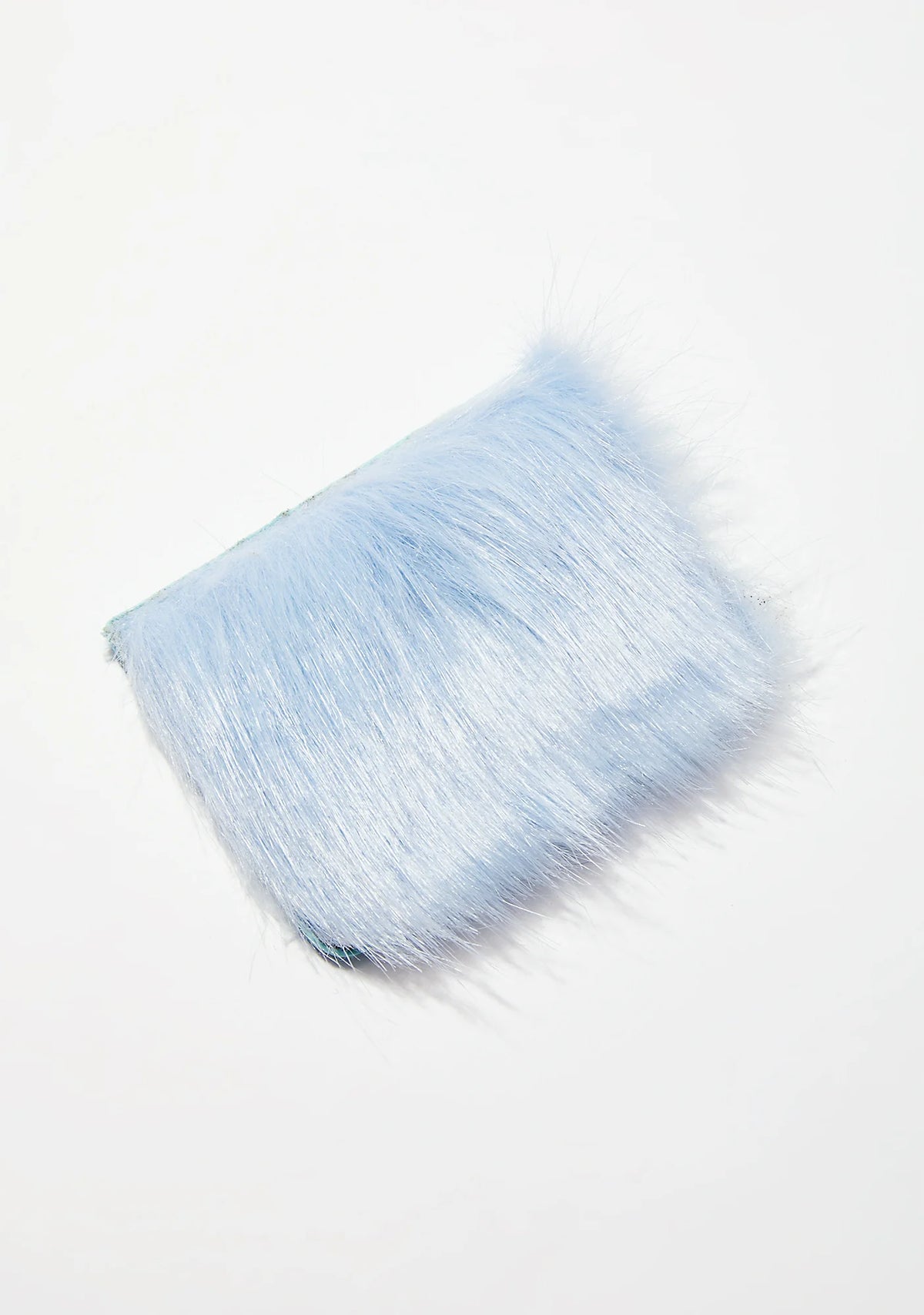 Sky Blue Fur Card Holder