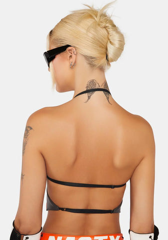 Orange Moto Butterfly Top