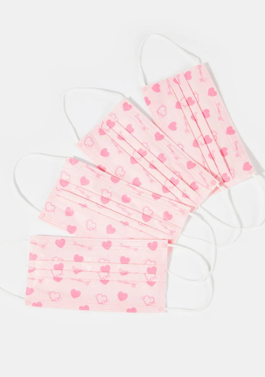 Heart's Content Disposable Face Masks