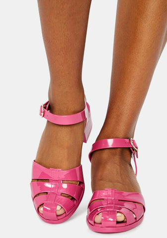 Pink Bremerton Jelly Sandals