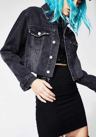 Overcast Cut-Off Denim Jacket