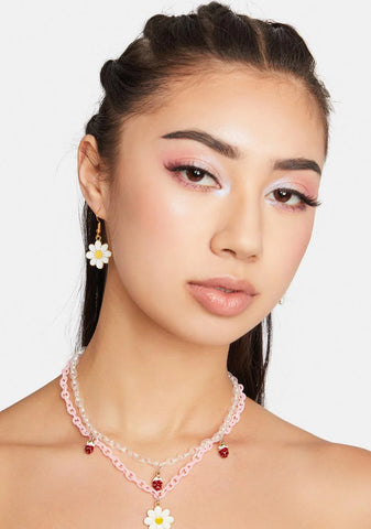 Strawberry Crush Layered Necklace