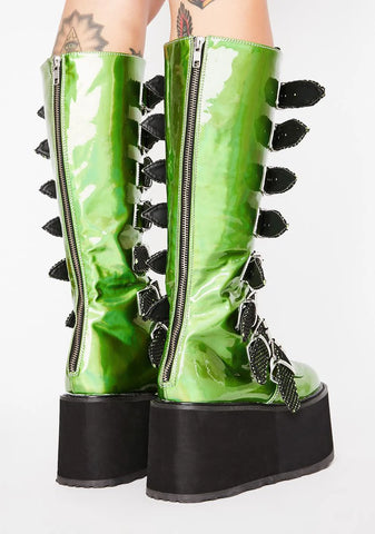 UV Slime Morpheus Platform Boots