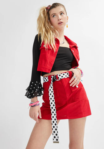 Retro Chic Polka Dot Belt