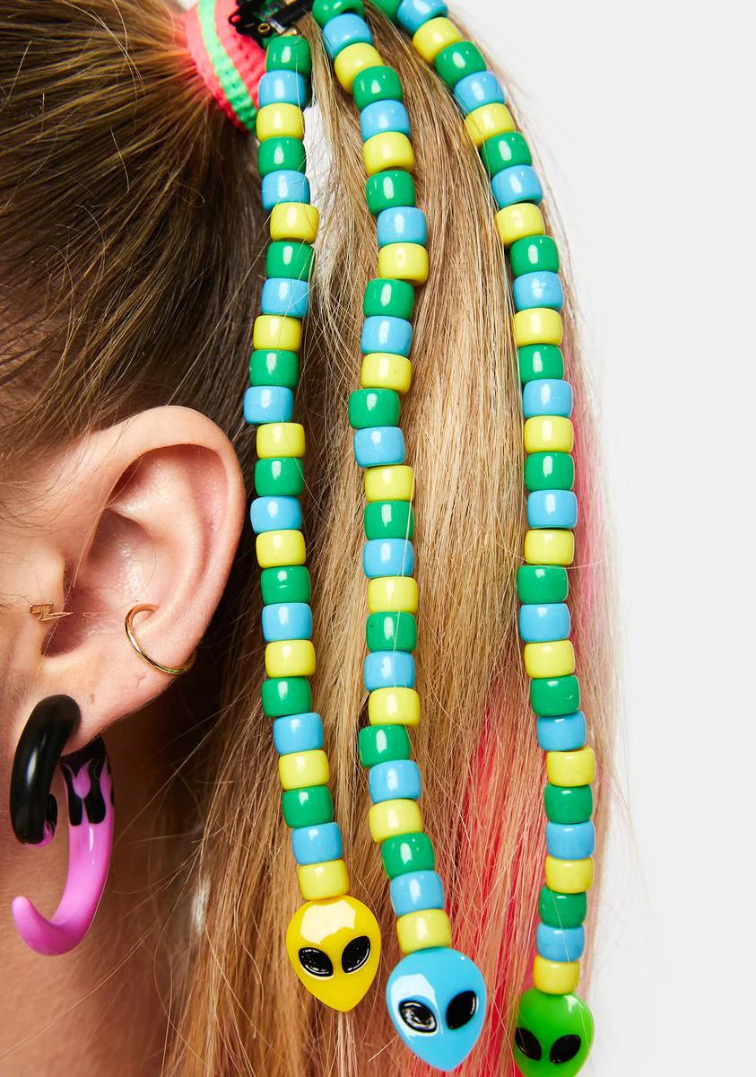 Alien Craze Hair Extensions Set