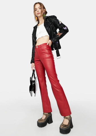 Ready For Fun Vegan Leather Pants