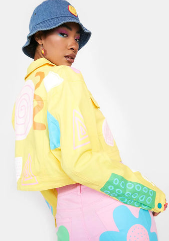 Lemon Drop Trucker Jacket