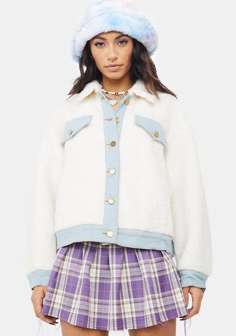 Reverse The Roles Sherpa Jacket