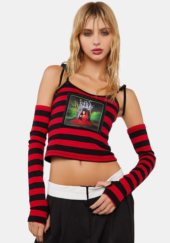 The Crimson Bride Striped Tank Top