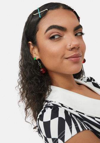 Jam Tart Cherry Earrings