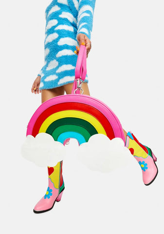 Rainbow Desires Vegan Leather Backpack