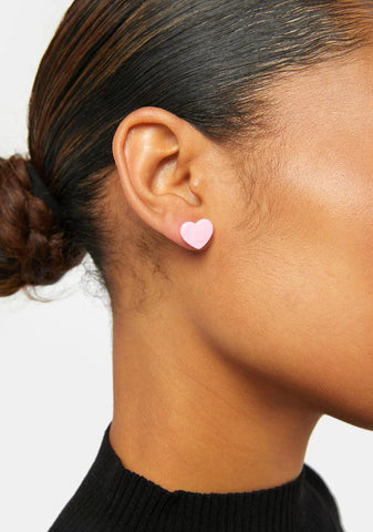Candy Hearts Stud Earrings