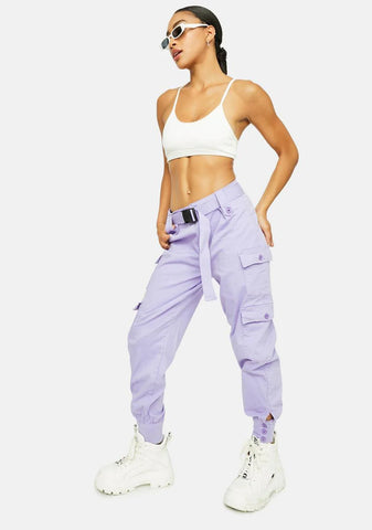 Lilac Best Version Of Me Cargo Pants