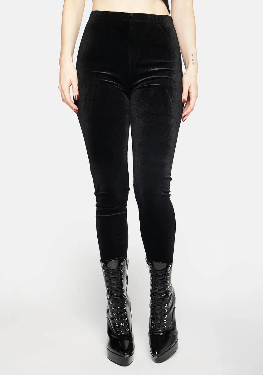 I'm Crushed Velvet Leggings