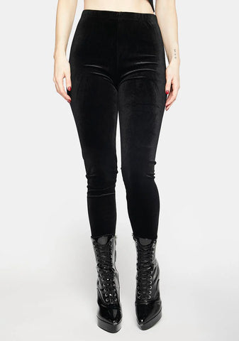 I'm Crushed Velvet Leggings