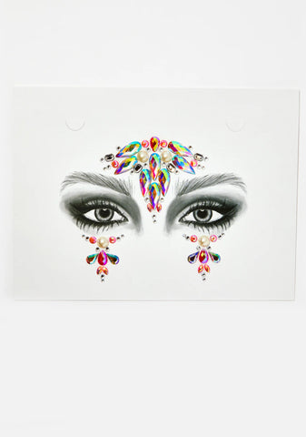 Iridescent Unicorn Face Jewels