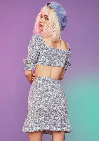 The Good Life Floral Skirt Set
