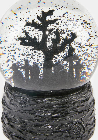 Grave Intentions Snow Globe