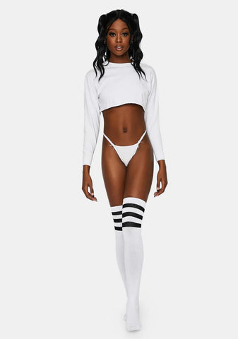 Halo Can Never Tell Bow Detail Thong