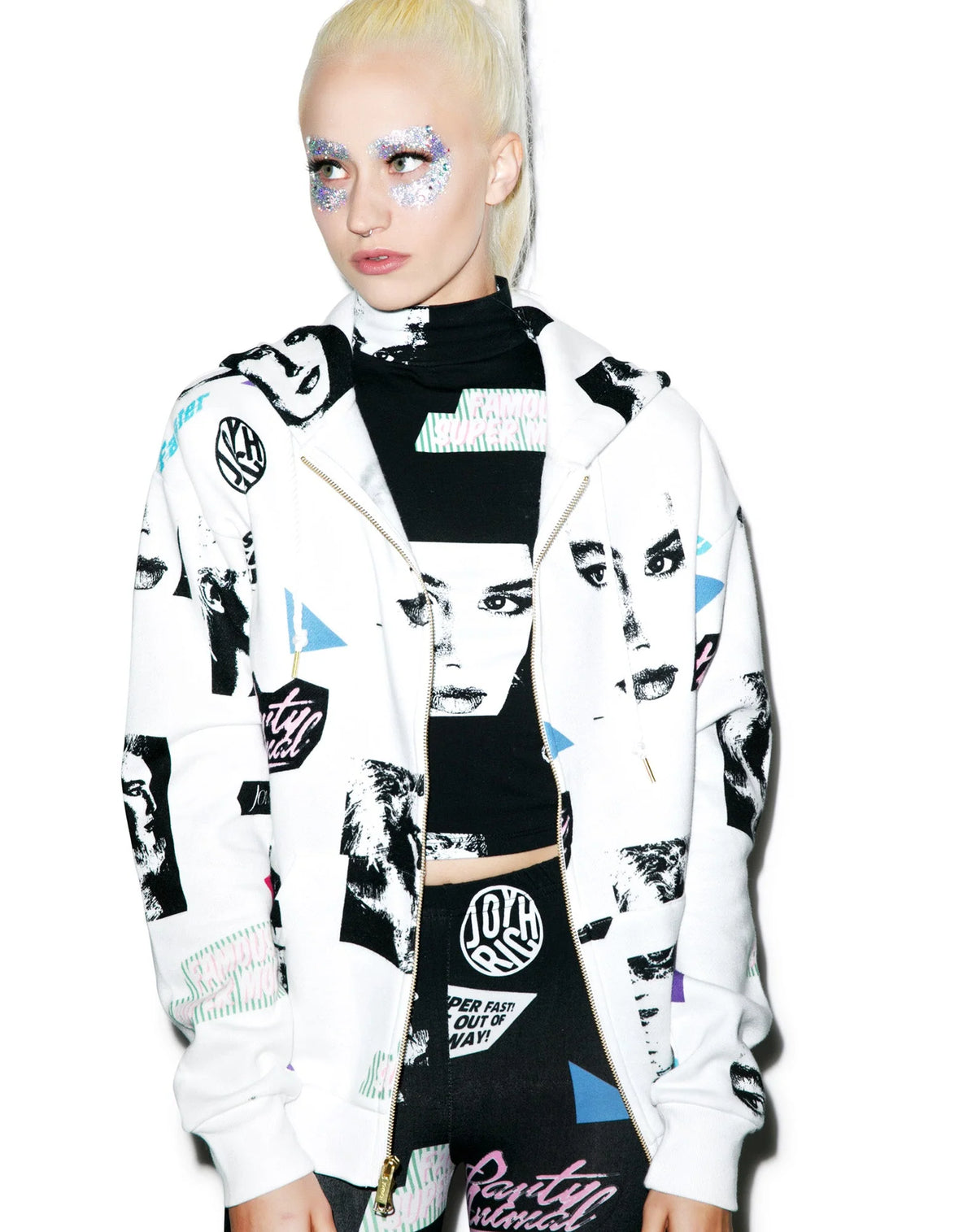 Editorial Map Hoodie - White