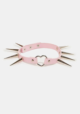 Tortured Love Spiked Choker