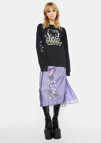 Hello Kitty Neon Crewneck Sweatshirt