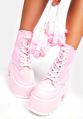 Baby Love Demon Ankle Cuff Boots