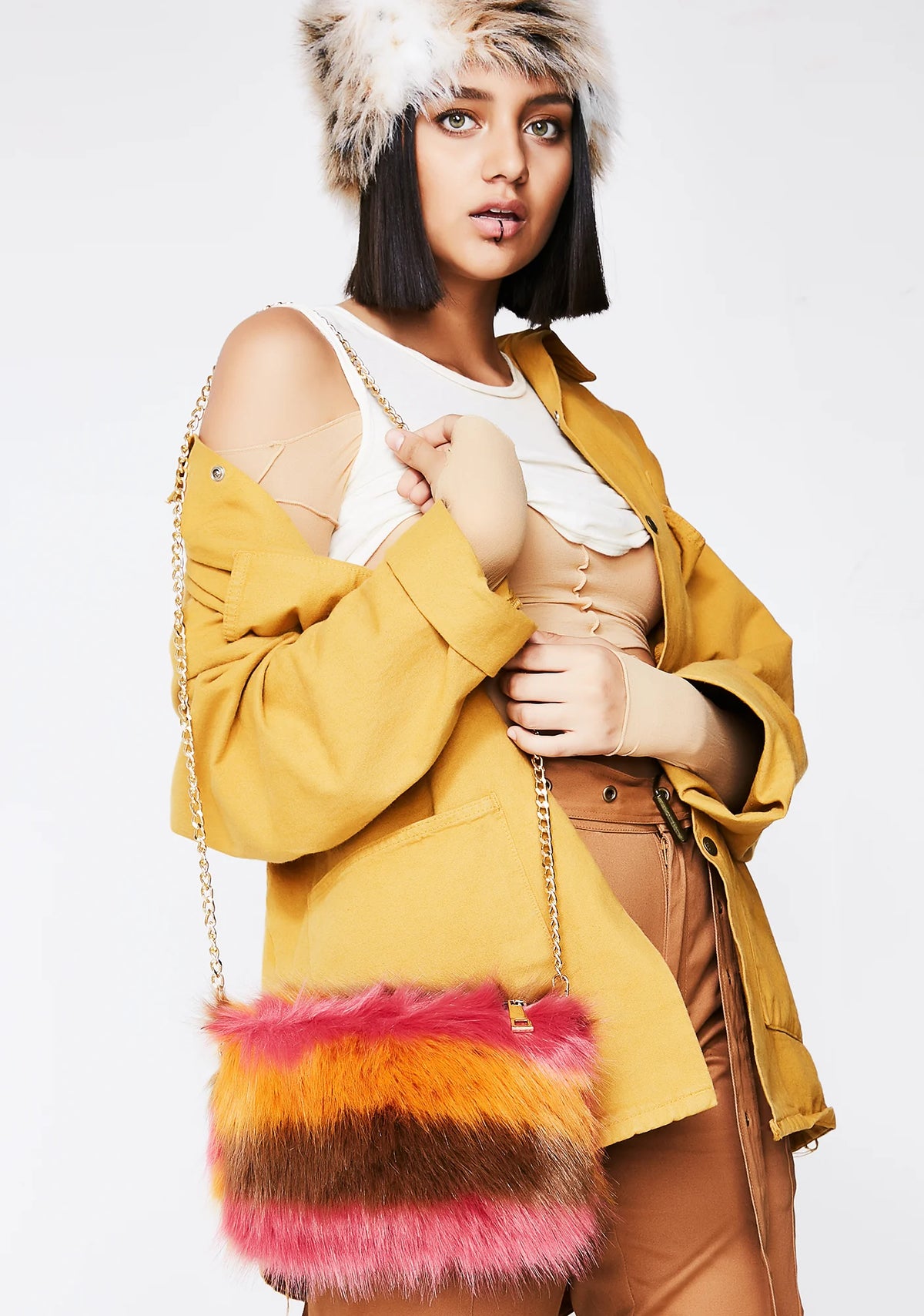 Out Of Line Fuzzy Bag