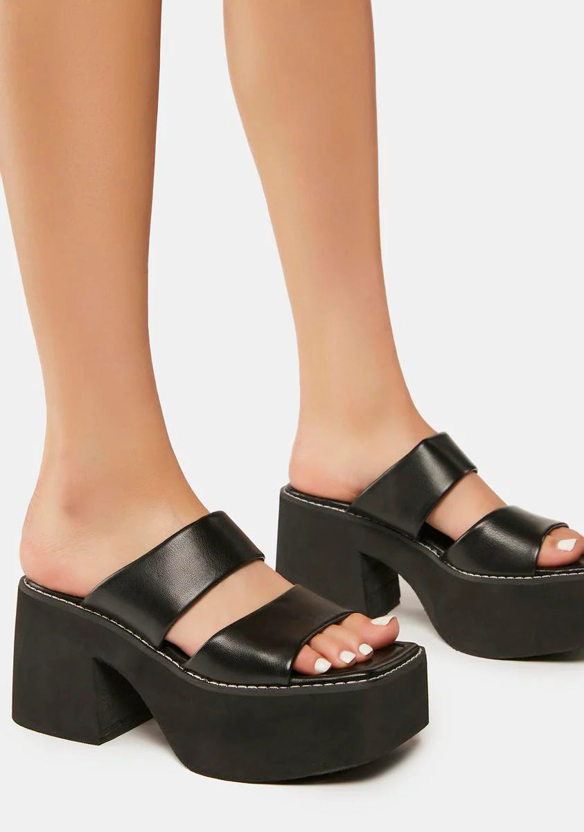 Miranda Heeled Platform Mules