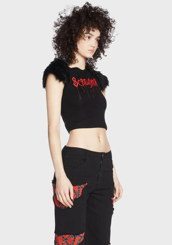 True To Ur Horrors Baby Tee