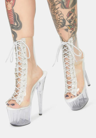 Add Some Sparkle Platform Booties