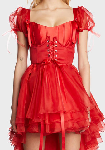 Rose My Beloved Underbust Corset Top