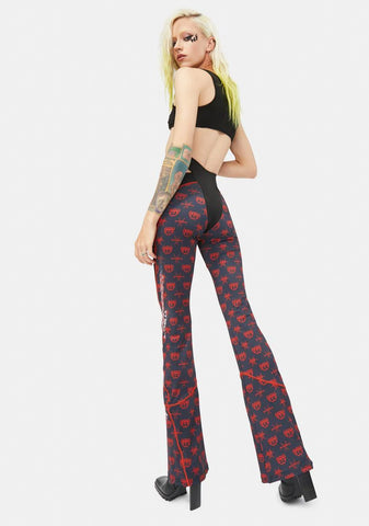 Red Monogram Speed Racer Pants