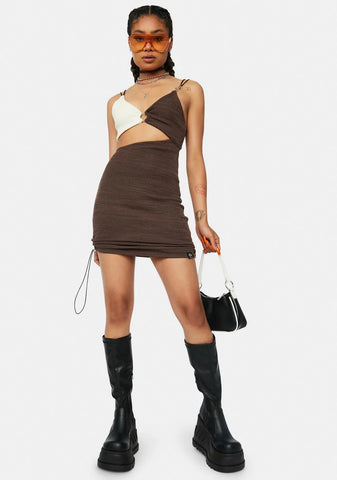 Choco Vanilla Mini Dress