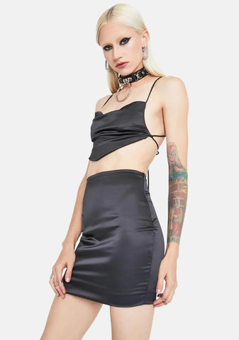 Wicked Intuition Satin Set