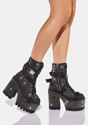 Baddie Mentality Platform Boots