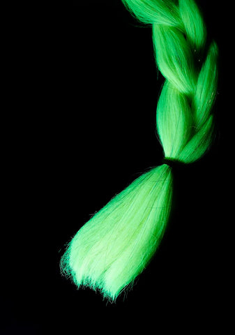 Lemondrop Neon Yellow UV Hair Extensions