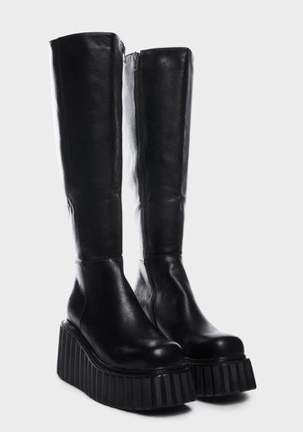 Wide Fit Pillow Talk Knee High Boots