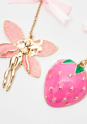 Magical Berry Juice Drop Earrings