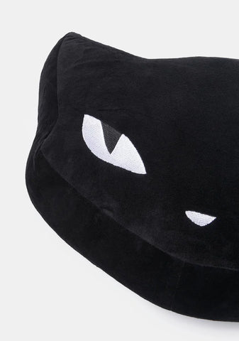 Menacing Meow Decorative Pillow