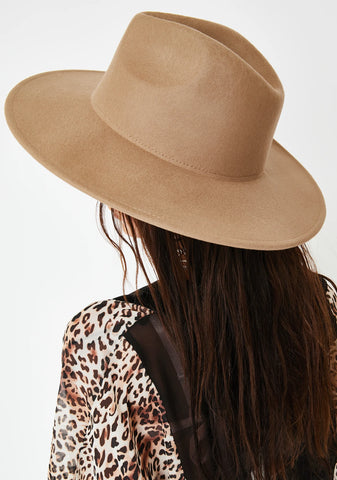 Camel Cast Spells Wide Brim Hat