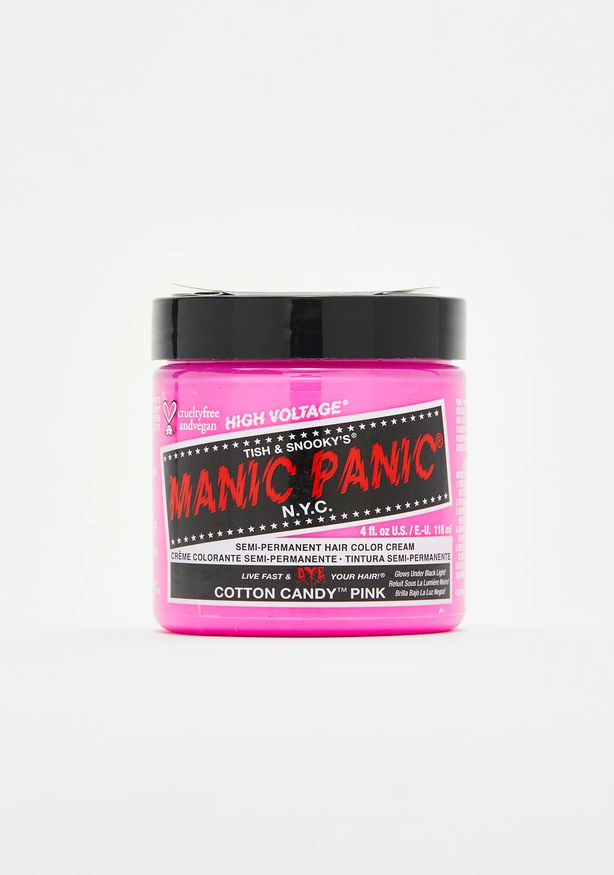 Cotton Candy Classic High Voltage UV Hair Dye