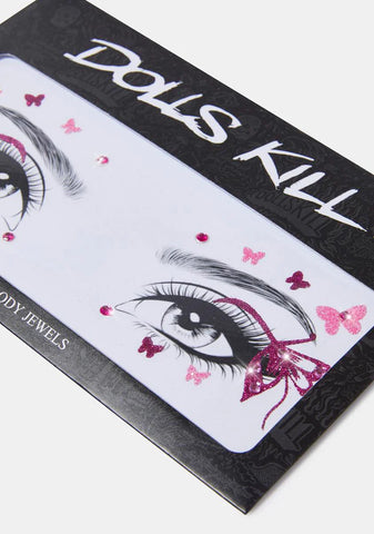 Sweet And Mystical Butterfly Face Stickers