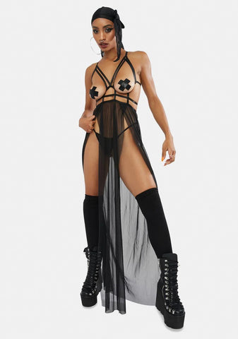 Into The Cage Maxi Dress Set