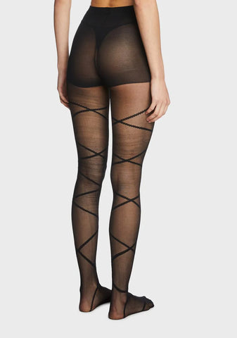 Ballet Nights Print Tights