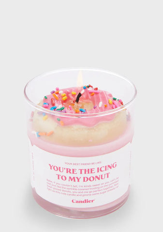 Icing To My Donut Candle