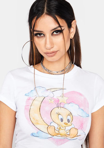 Wittle Heart Quiver Graphic Baby Tee